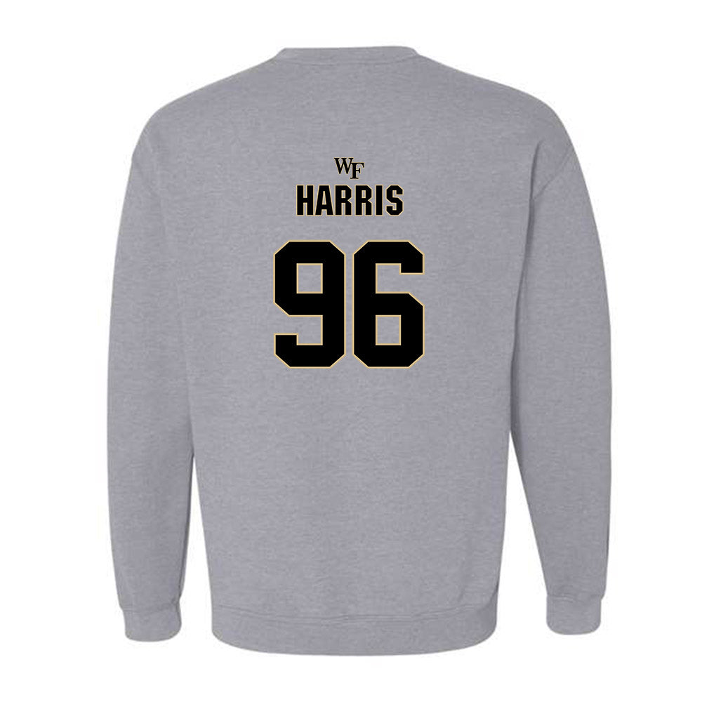 Wake Forest - NCAA Football : Christian Harris - Fashion Shersey Crewneck Sweatshirt-1