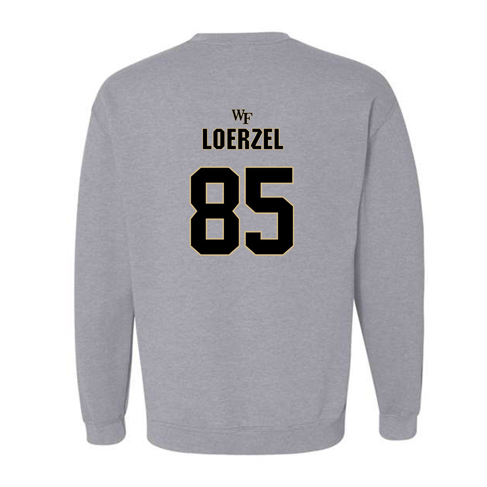 Wake Forest - NCAA Football : Will Loerzel - Fashion Shersey Crewneck Sweatshirt-1