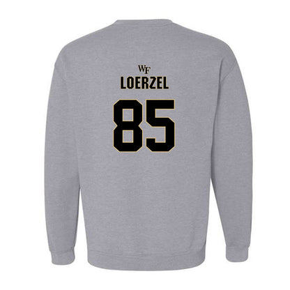 Wake Forest - NCAA Football : Will Loerzel - Fashion Shersey Crewneck Sweatshirt-1