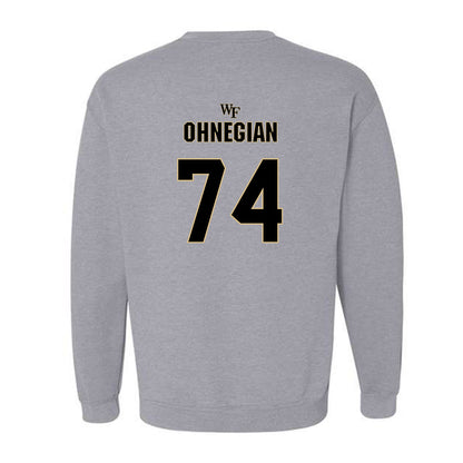 Wake Forest - NCAA Football : John Ohnegian - Fashion Shersey Crewneck Sweatshirt-1