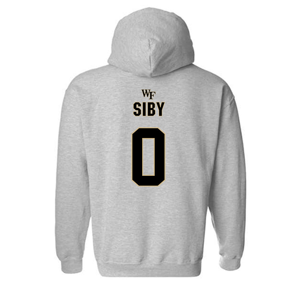 Wake Forest - NCAA Football : Mahamadou Siby - Fashion Shersey Hooded Sweatshirt-1