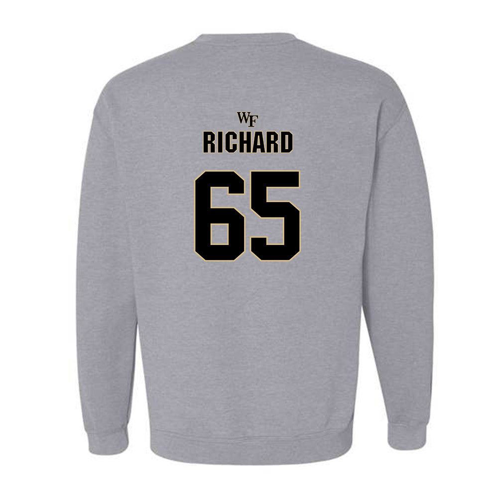 Wake Forest - NCAA Football : Clinton Richard - Fashion Shersey Crewneck Sweatshirt-1