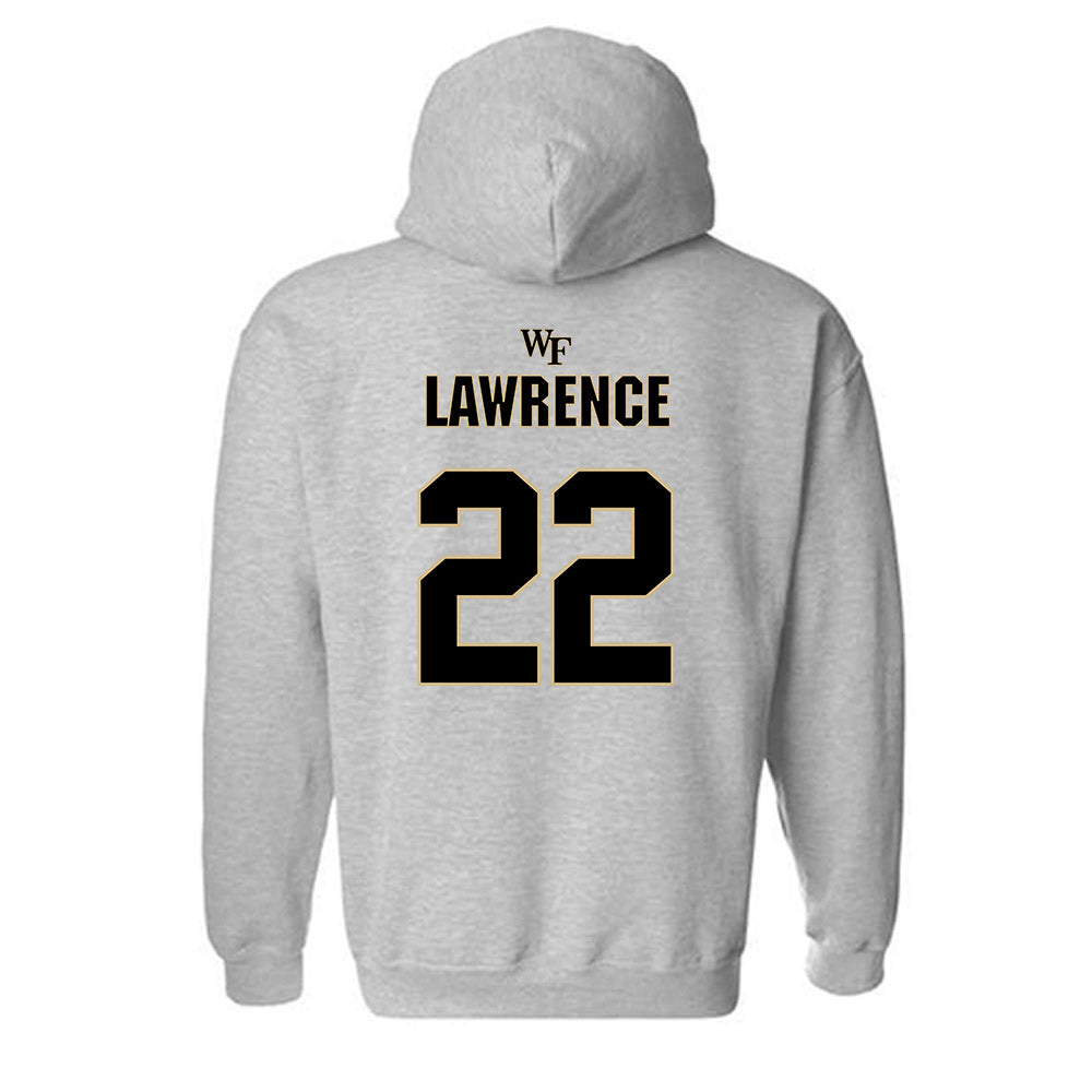 Wake Forest - NCAA Football : Deuce Lawrence - Fashion Shersey Hooded Sweatshirt-1