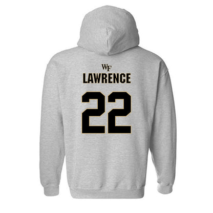 Wake Forest - NCAA Football : Deuce Lawrence - Fashion Shersey Hooded Sweatshirt-1