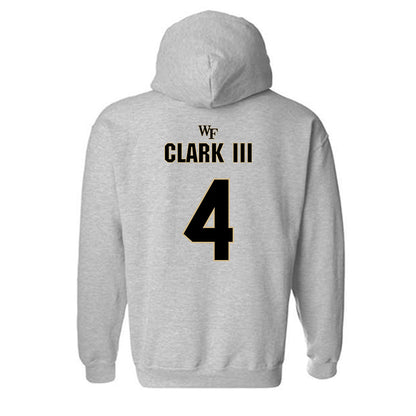 Wake Forest - NCAA Football : Ty Clark III - Fashion Shersey Hooded Sweatshirt-1