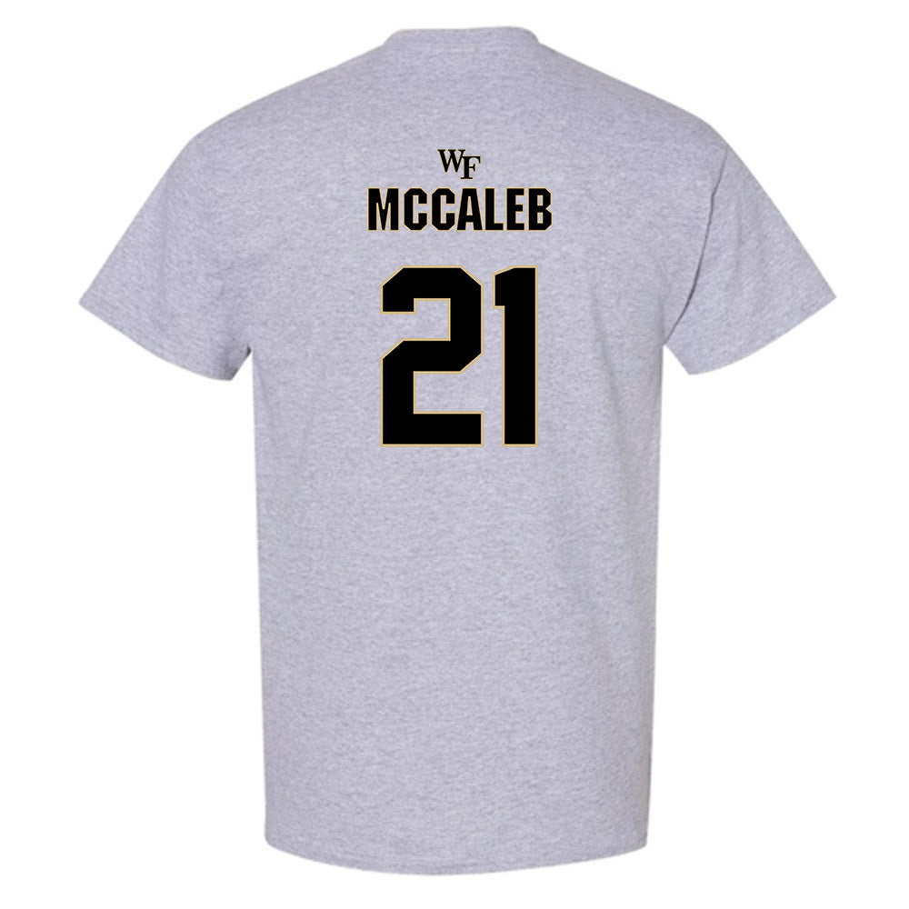 Wake Forest - NCAA Football : Kyndall McCaleb - Fashion Shersey T-Shirt-1