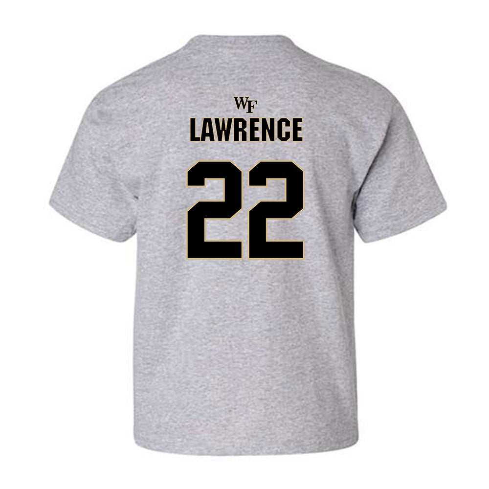 Wake Forest - NCAA Football : Deuce Lawrence - Fashion Shersey Youth T-Shirt-1