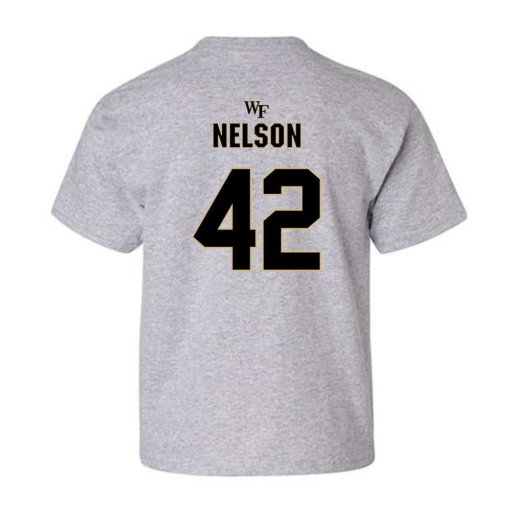 Wake Forest - NCAA Football : Isaac Nelson - Fashion Shersey Youth T-Shirt-1