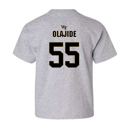 Wake Forest - NCAA Football : Tolu Olajide - Fashion Shersey Youth T-Shirt-1