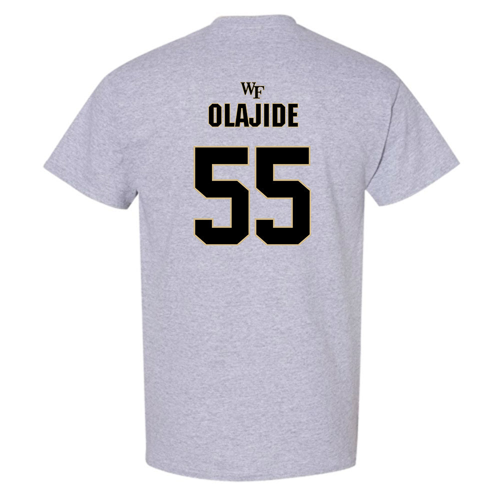 Wake Forest - NCAA Football : Tolu Olajide - Fashion Shersey T-Shirt-1