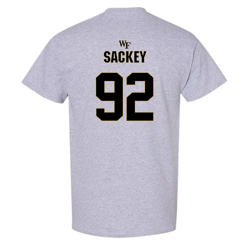 Wake Forest - NCAA Football : Sefa Sackey - Fashion Shersey T-Shirt-1