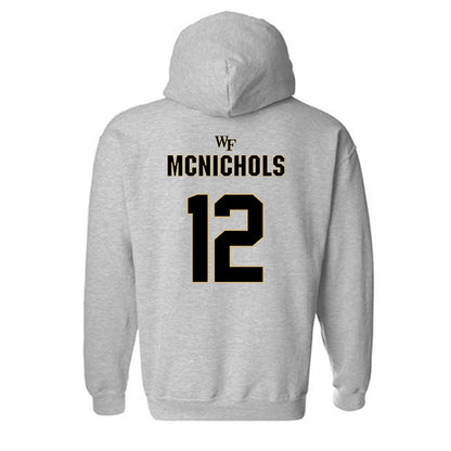 Wake Forest - NCAA Football : Tylan McNichols - Fashion Shersey Hooded Sweatshirt-1