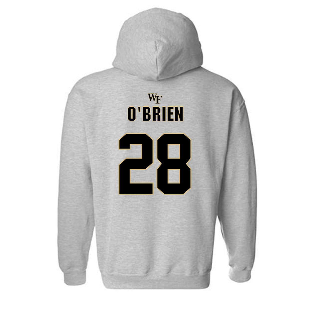 Wake Forest - NCAA Football : Hugh O'Brien - Fashion Shersey Hooded Sweatshirt-1