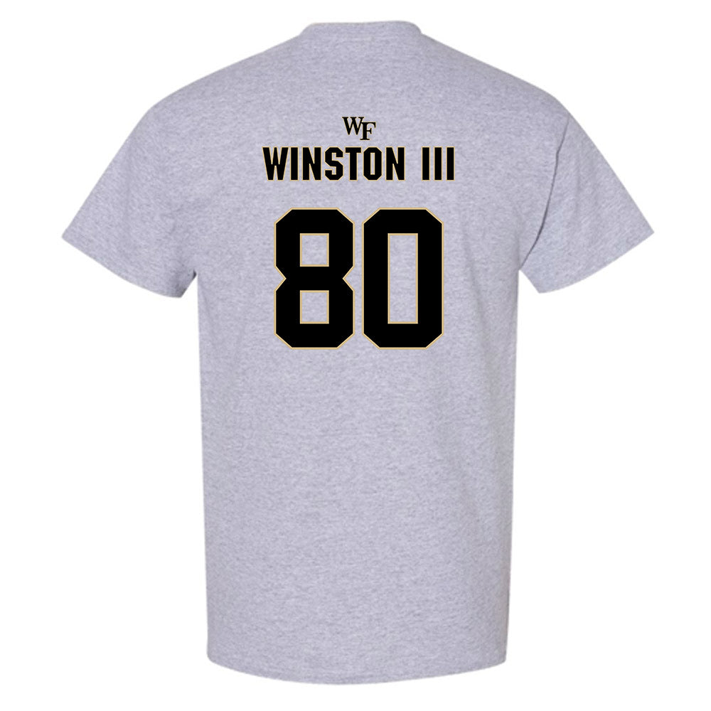 Wake Forest - NCAA Football : Braxton Winston III - Fashion Shersey T-Shirt-1