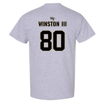 Wake Forest - NCAA Football : Braxton Winston III - Fashion Shersey T-Shirt-1
