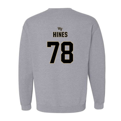 Wake Forest - NCAA Football : Jack Hines - Fashion Shersey Crewneck Sweatshirt-1