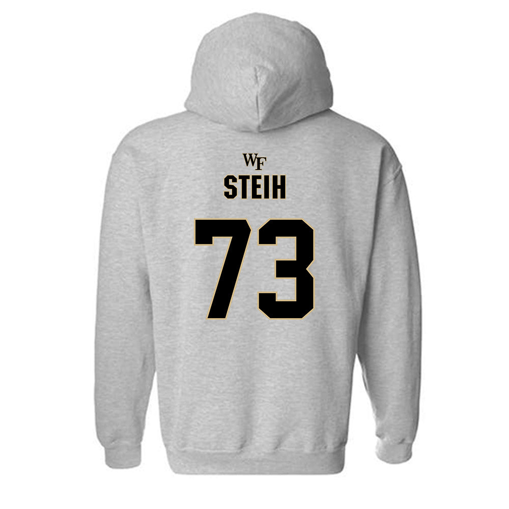 Wake Forest - NCAA Football : George Steih - Fashion Shersey Hooded Sweatshirt-1