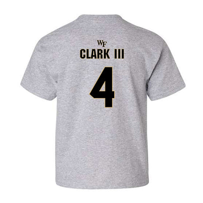 Wake Forest - NCAA Football : Ty Clark III - Fashion Shersey Youth T-Shirt-1