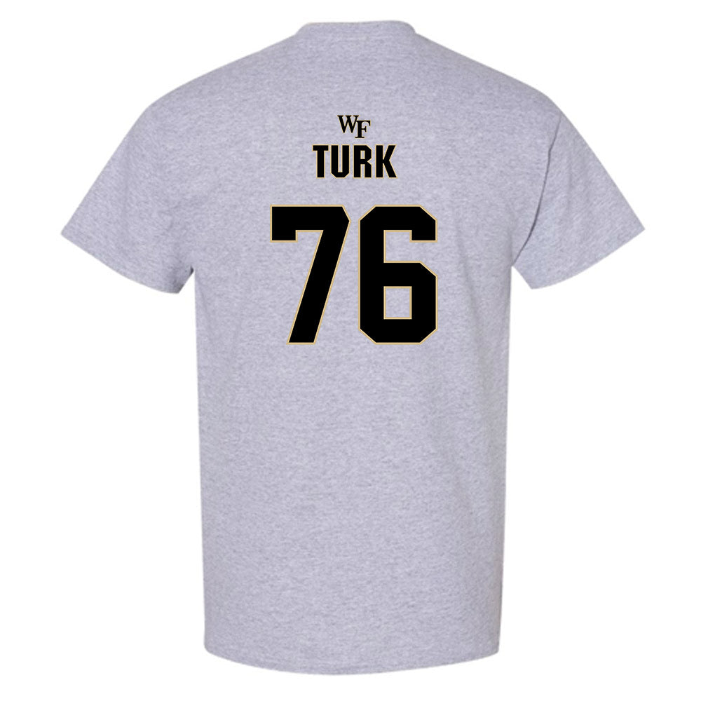 Wake Forest - NCAA Football : Fletcher Turk - Fashion Shersey T-Shirt-1
