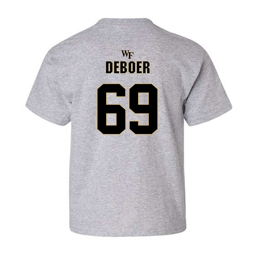 Wake Forest - NCAA Football : Dalton DeBoer - Fashion Shersey Youth T-Shirt-1
