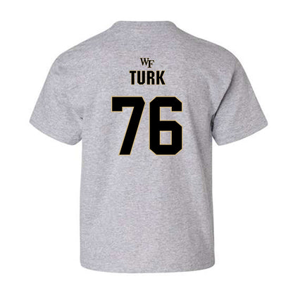 Wake Forest - NCAA Football : Fletcher Turk - Fashion Shersey Youth T-Shirt-1