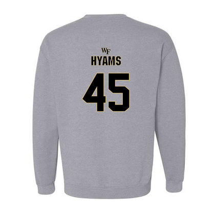 Wake Forest - NCAA Football : Ethan Hyams - Fashion Shersey Crewneck Sweatshirt-1