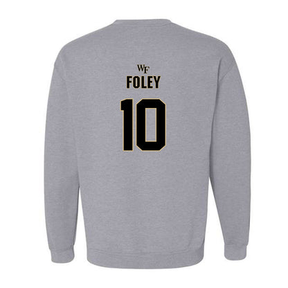 Wake Forest - NCAA Football : Jack Foley - Fashion Shersey Crewneck Sweatshirt-1