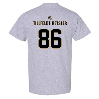Wake Forest - NCAA Football : Maximilian Tillfeldt Retsler - Fashion Shersey T-Shirt-1
