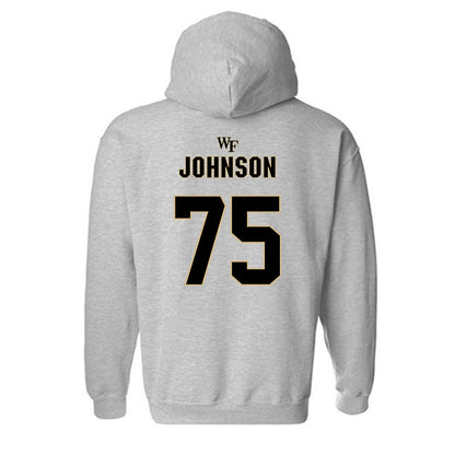 Wake Forest - NCAA Football : Derrell Johnson - Fashion Shersey Hooded Sweatshirt-1