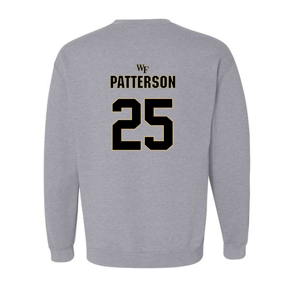 Wake Forest - NCAA Football : Josh Patterson - Fashion Shersey Crewneck Sweatshirt-1