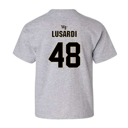 Wake Forest - NCAA Football : Matthew Lusardi - Fashion Shersey Youth T-Shirt-1