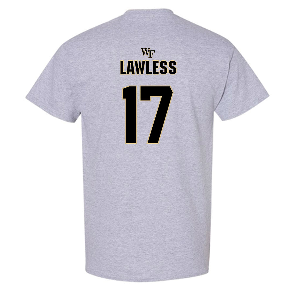 Wake Forest - NCAA Football : Grant Lawless - Fashion Shersey T-Shirt-1