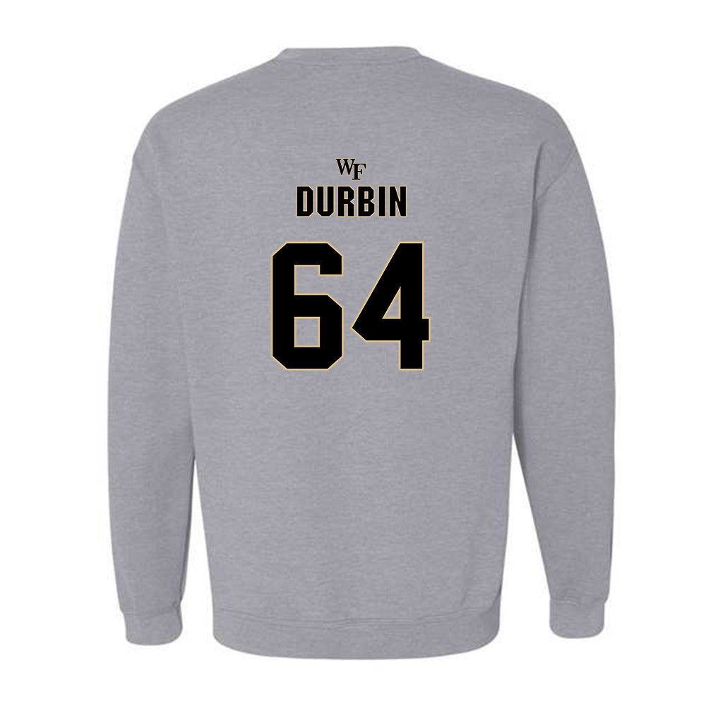 Wake Forest - NCAA Football : Dylan Durbin - Fashion Shersey Crewneck Sweatshirt-1