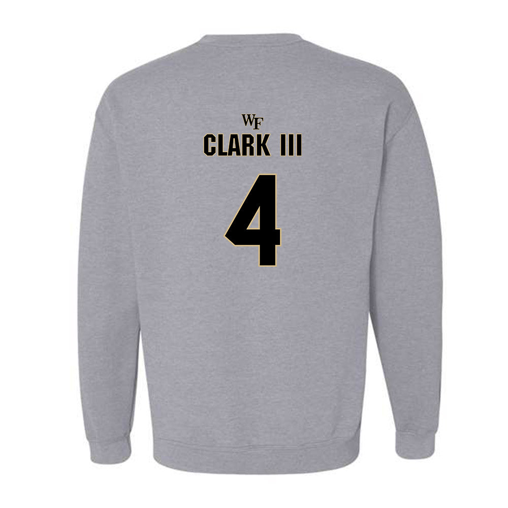 Wake Forest - NCAA Football : Ty Clark III - Fashion Shersey Crewneck Sweatshirt-1