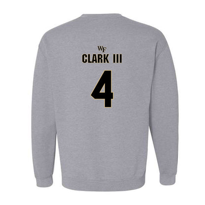 Wake Forest - NCAA Football : Ty Clark III - Fashion Shersey Crewneck Sweatshirt-1
