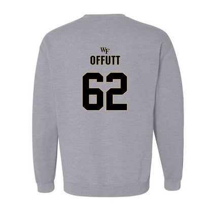 Wake Forest - NCAA Football : Jaishaun Offutt - Fashion Shersey Crewneck Sweatshirt-1