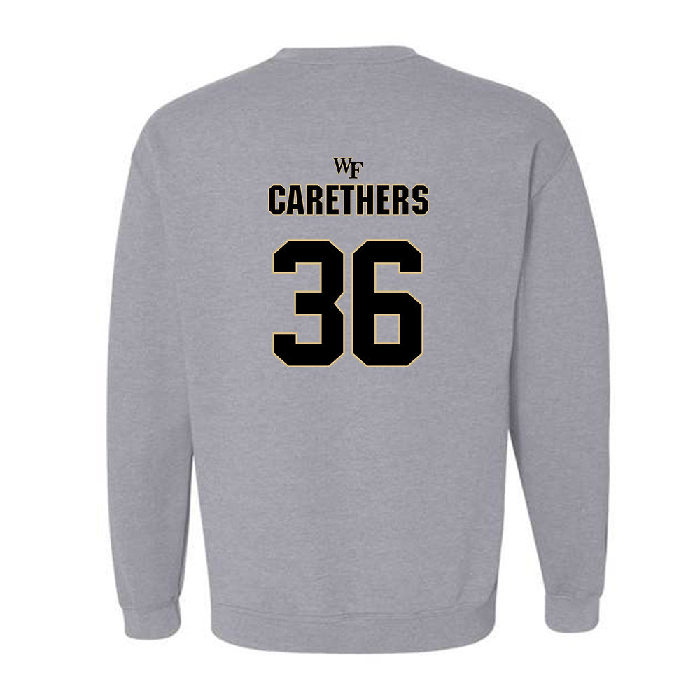 Wake Forest - NCAA Football : Seth Carethers - Fashion Shersey Crewneck Sweatshirt-1