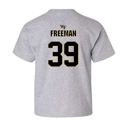 Wake Forest - NCAA Football : Wyatt Freeman - Fashion Shersey Youth T-Shirt-1