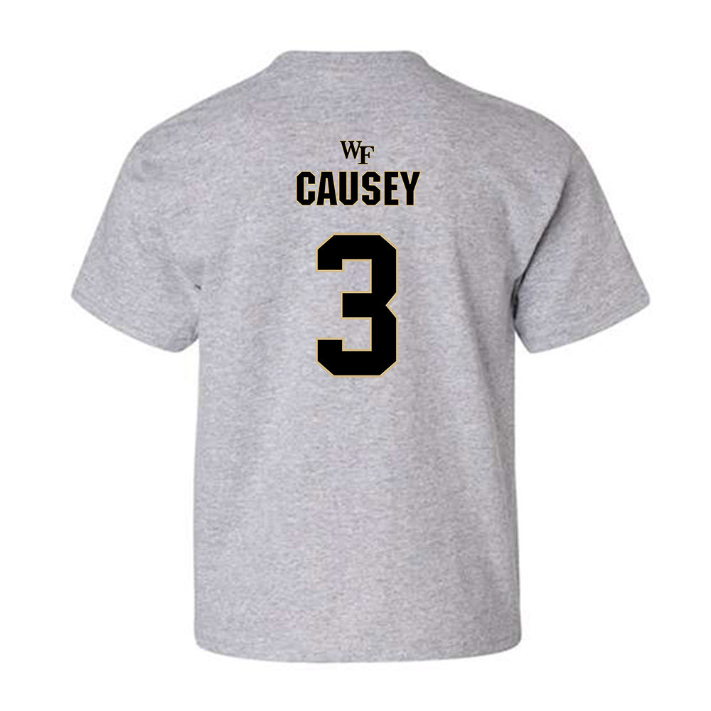 Wake Forest - NCAA Football : Bernard Causey - Fashion Shersey Youth T-Shirt-1