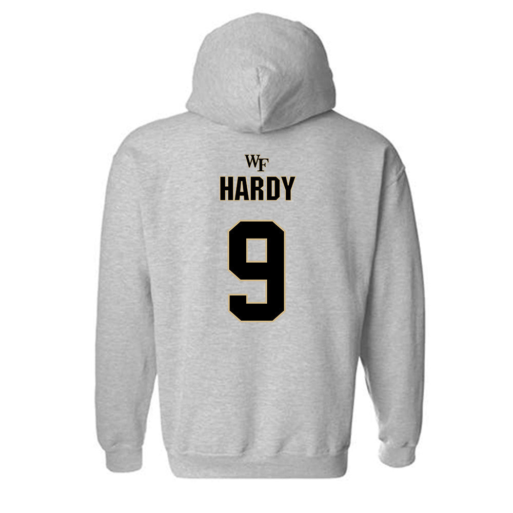Wake Forest - NCAA Football : Camden Hardy - Fashion Shersey Hooded Sweatshirt-1