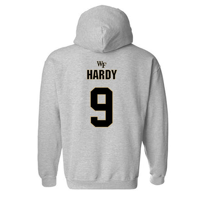 Wake Forest - NCAA Football : Camden Hardy - Fashion Shersey Hooded Sweatshirt-1