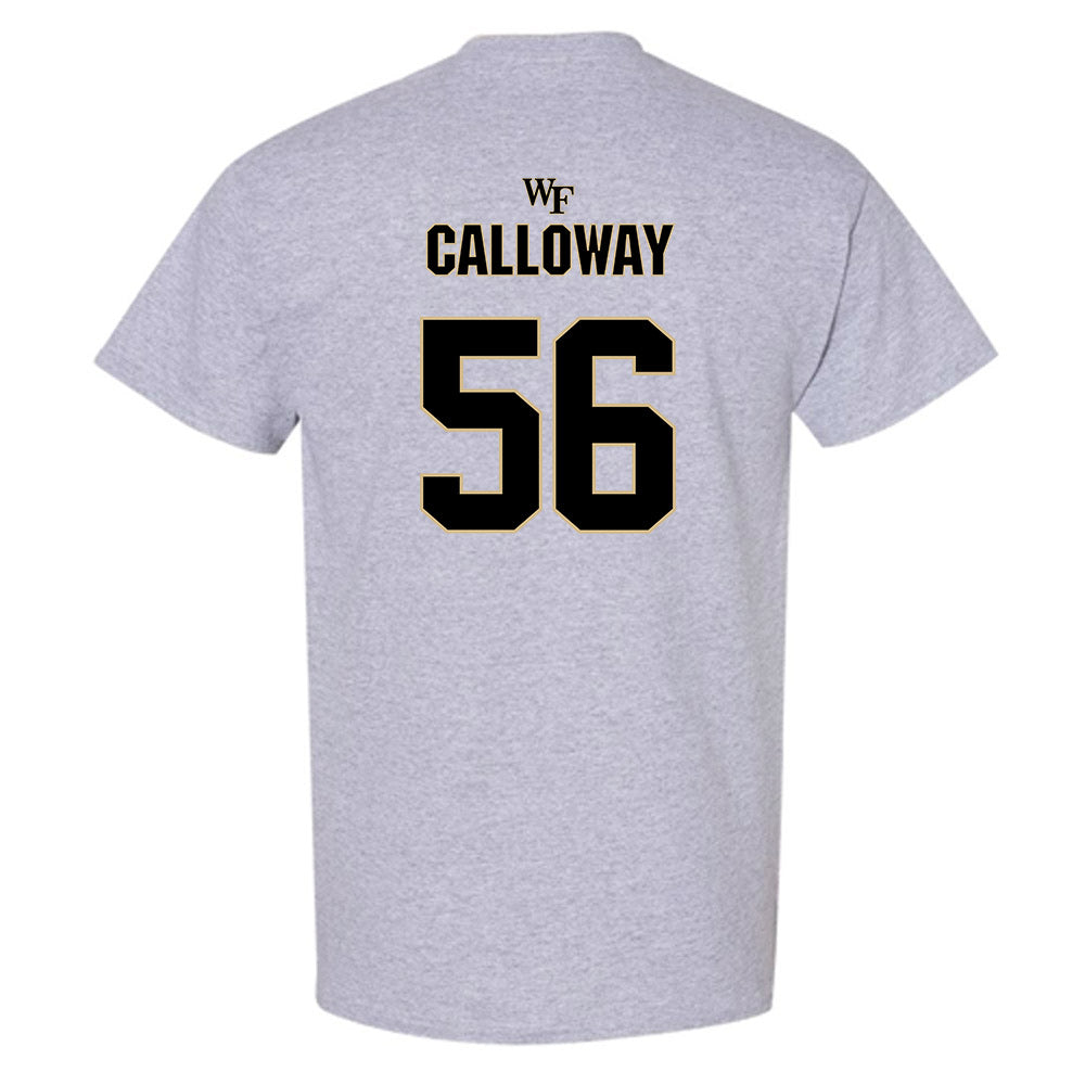 Wake Forest - NCAA Football : Ethan Calloway - Fashion Shersey T-Shirt-1