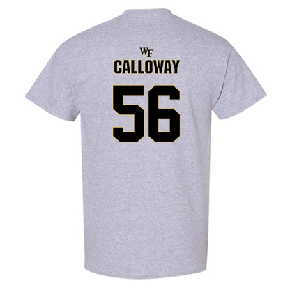 Wake Forest - NCAA Football : Ethan Calloway - Fashion Shersey T-Shirt-1