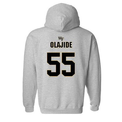 Wake Forest - NCAA Football : Tolu Olajide - Fashion Shersey Hooded Sweatshirt-1