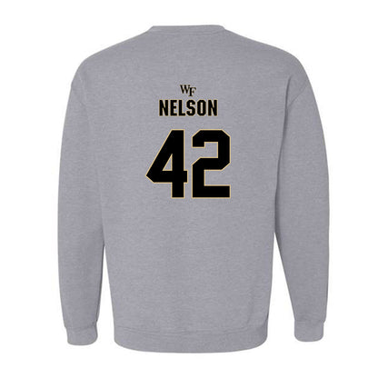 Wake Forest - NCAA Football : Isaac Nelson - Fashion Shersey Crewneck Sweatshirt-1