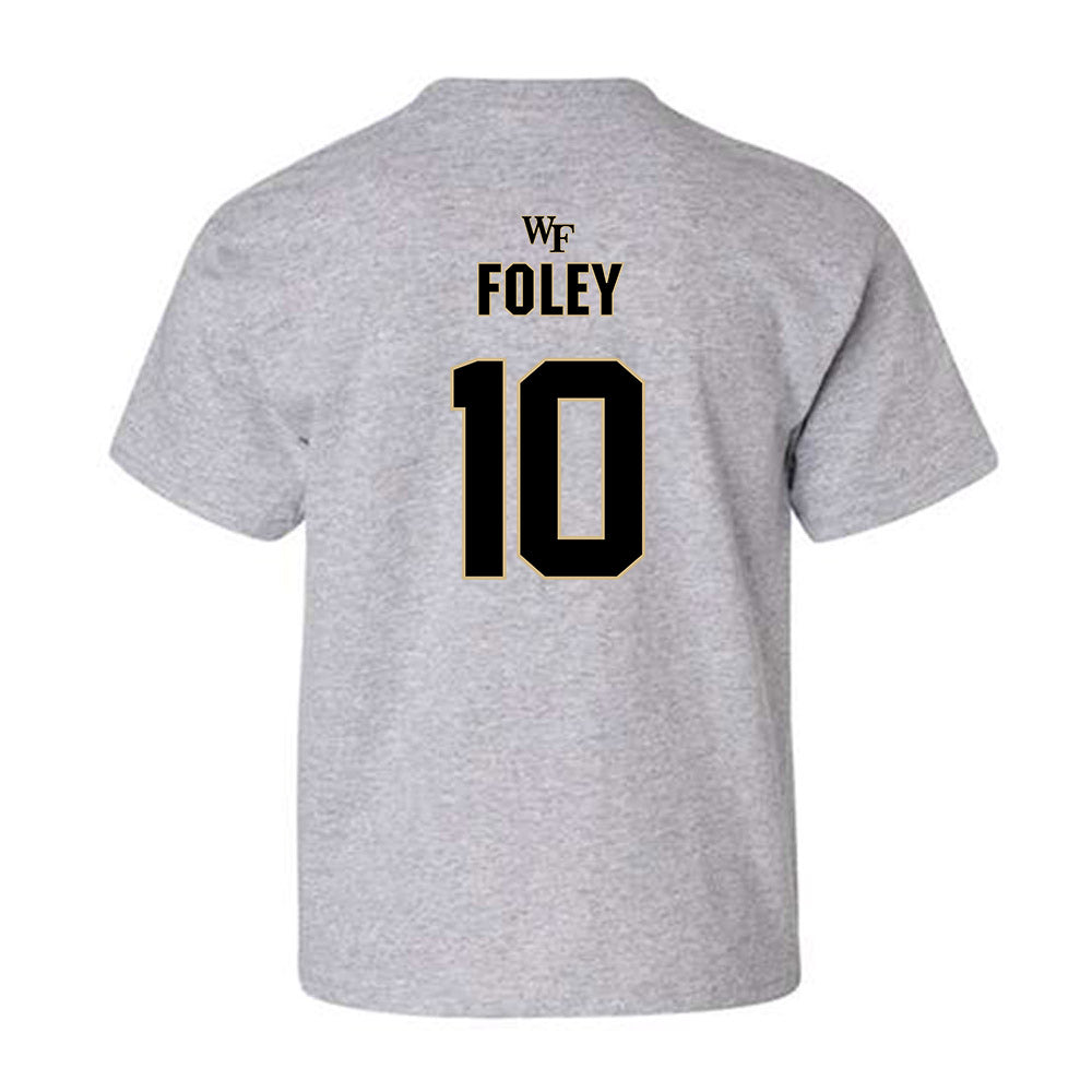 Wake Forest - NCAA Football : Jack Foley - Fashion Shersey Youth T-Shirt-1