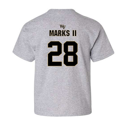 Wake Forest - NCAA Football : Aj Marks II - Fashion Shersey Youth T-Shirt-1