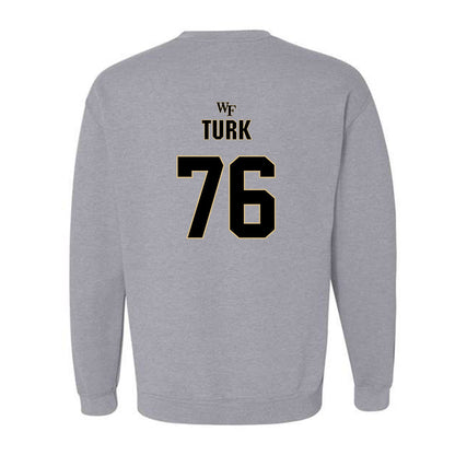 Wake Forest - NCAA Football : Fletcher Turk - Fashion Shersey Crewneck Sweatshirt-1