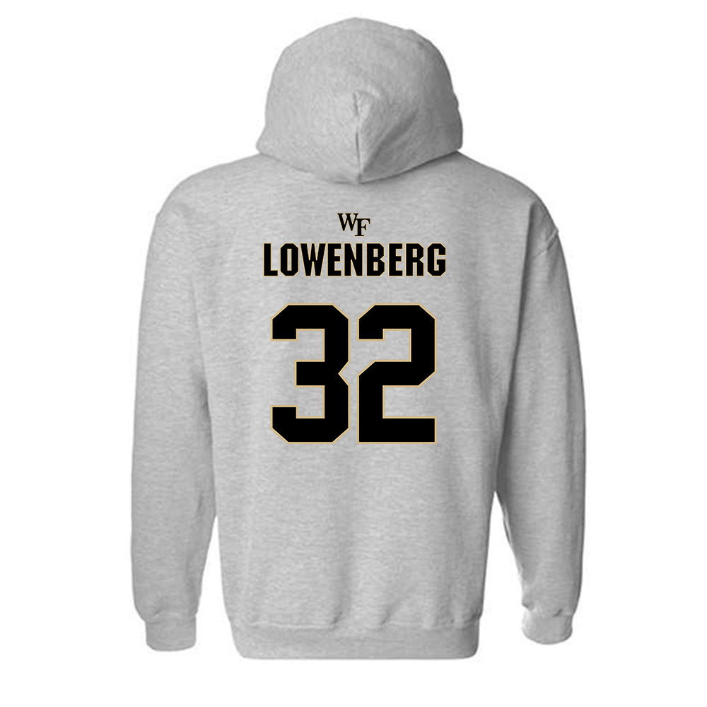 Wake Forest - NCAA Football : Joel Lowenberg - Fashion Shersey Hooded Sweatshirt-1