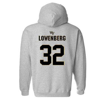 Wake Forest - NCAA Football : Joel Lowenberg - Fashion Shersey Hooded Sweatshirt-1